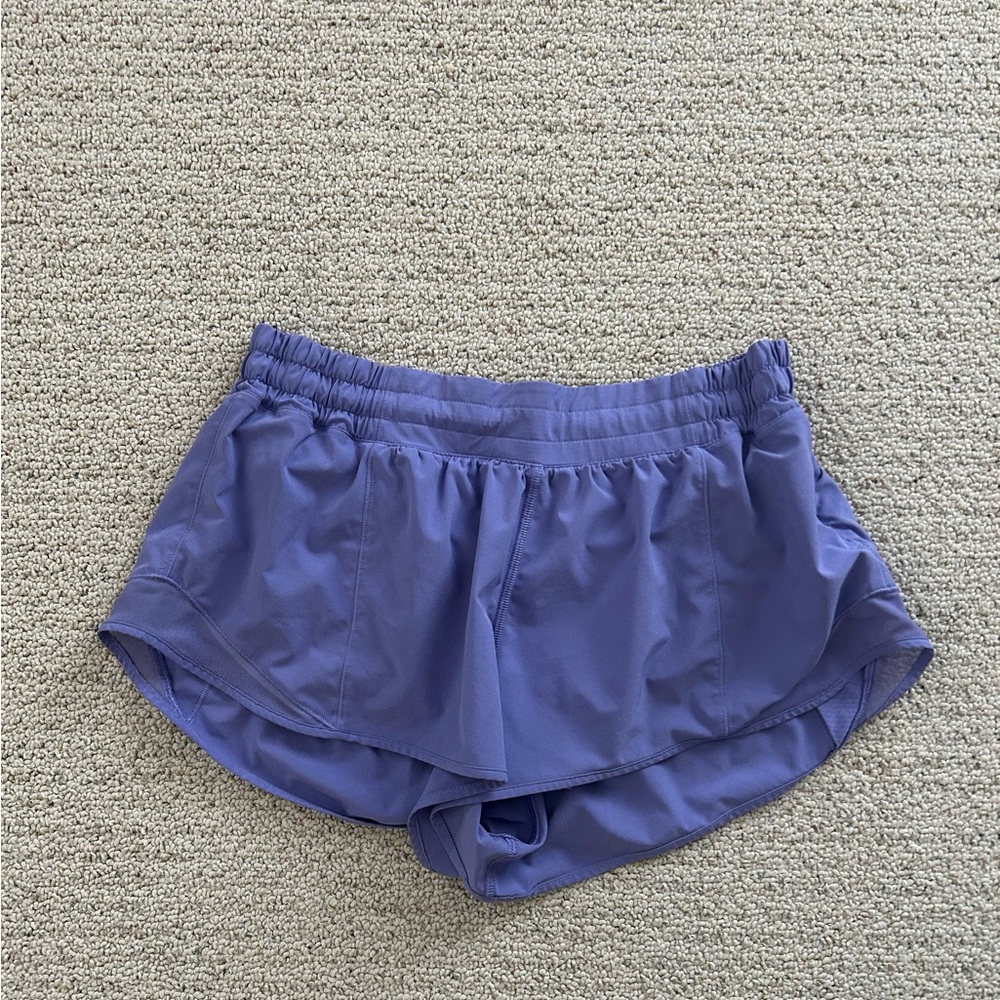 Purple Lululemom Hotty Hot Shorts 2.5 inch